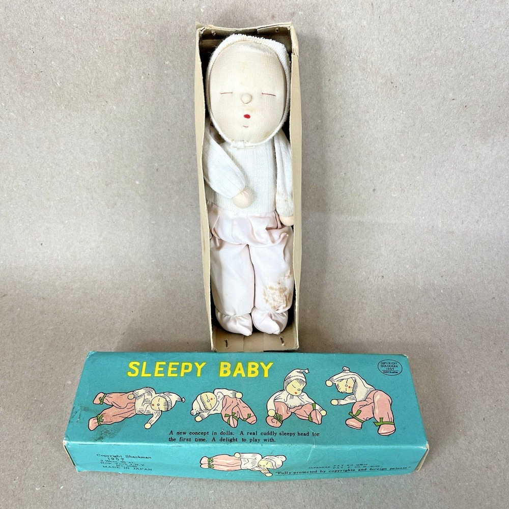 Vintage 1957 Shackman SLEEPY‎ BABY Japan w Box